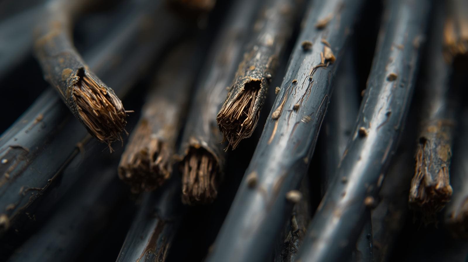 câbles rongés par des souris