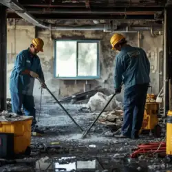 service de nettoyage après incendie